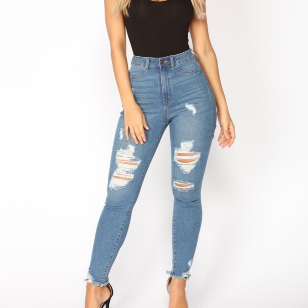 High Waisted Jeans